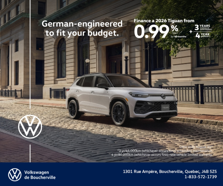 Get the 2026 Volkswagen Tiguan