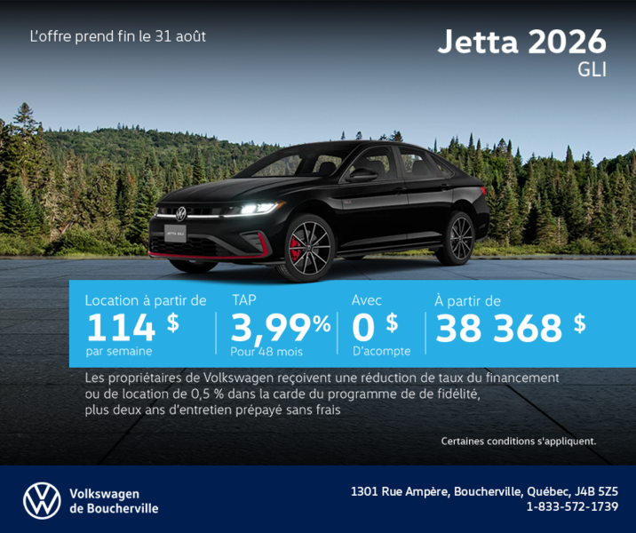 Volkswagen Jetta GLI 2026