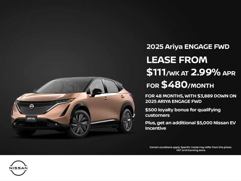 Get the 2025 Ariya Today!