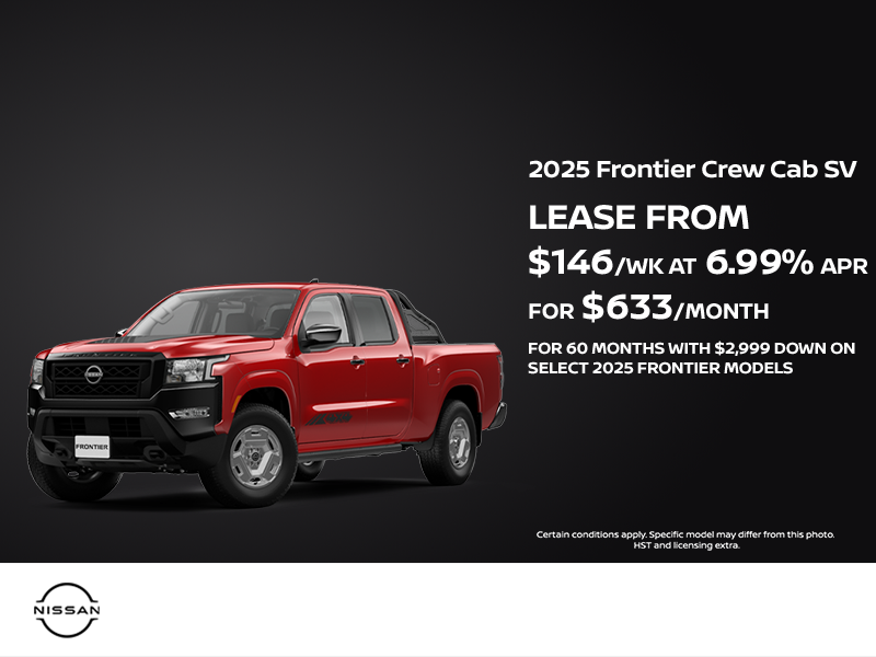 Get the 2025 Nissan Frontier Today!