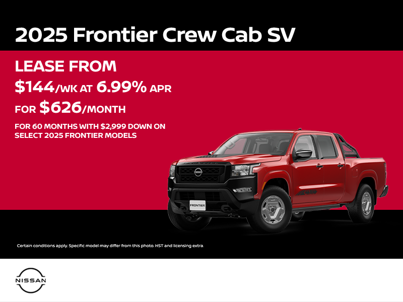 Get the 2025 Nissan Frontier Today!