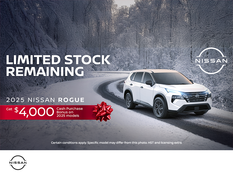 Get the 2025 Nissan Rogue Today!