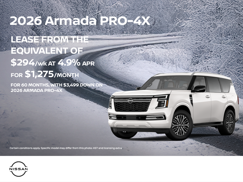 Get the 2026 Nissan Armada Today!