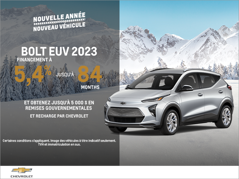 Procurez-vous la Chevrolet Bolt 2021