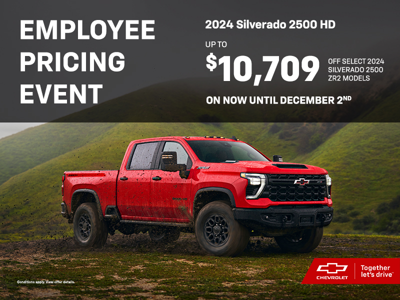 Get the 2024 Chevrolet Silverado 2500 HD