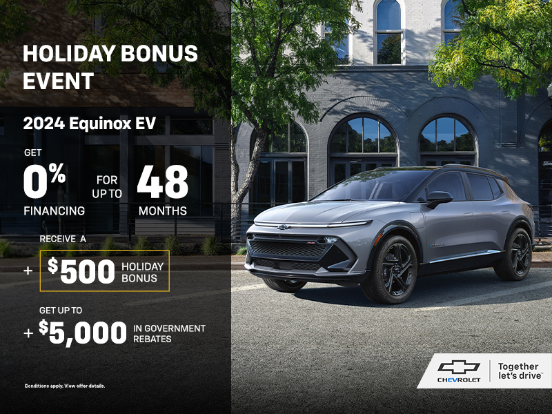 Get the 2024 Chevrolet Equinox EV