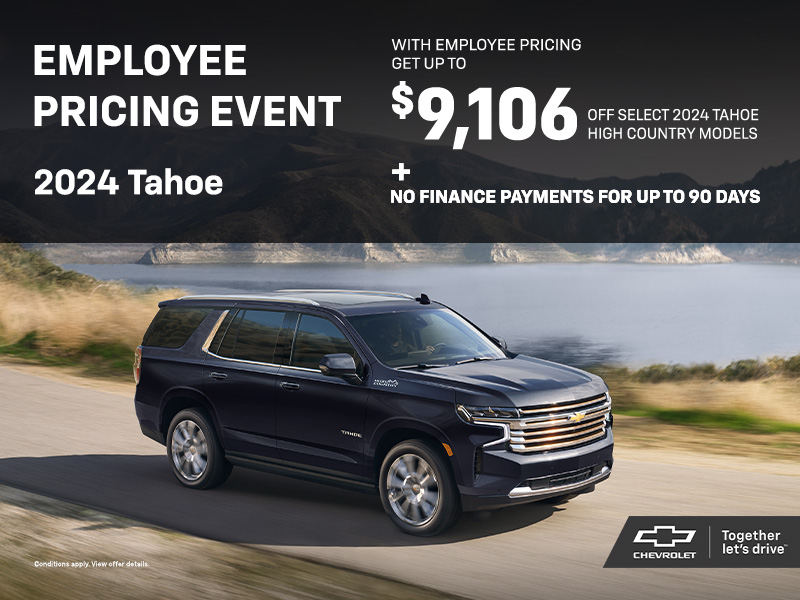 Get the 2024 Chevrolet Tahoe