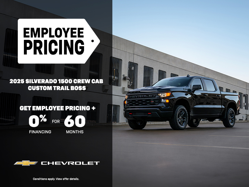 Get the 2025 Silverado 1500 Crew Cab