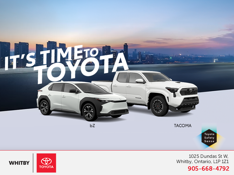 It's time to Toyota!