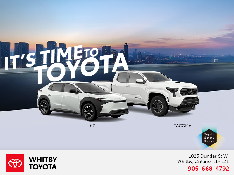 It's time to Toyota!
