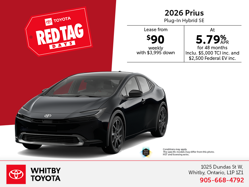 2026 Toyota Prius Plug-In Hybrid