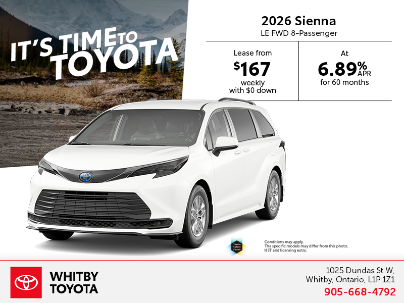 2026 Toyota Sienna Hybrid