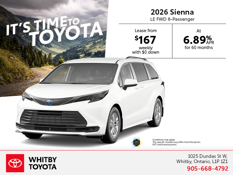 2026 Toyota Sienna Hybrid