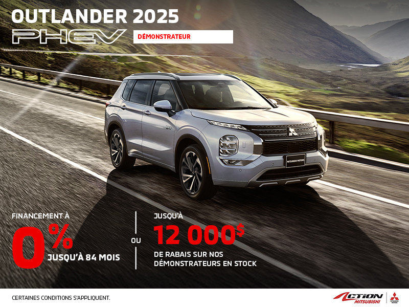Outlander PHEV 2025 Démonstrateur
