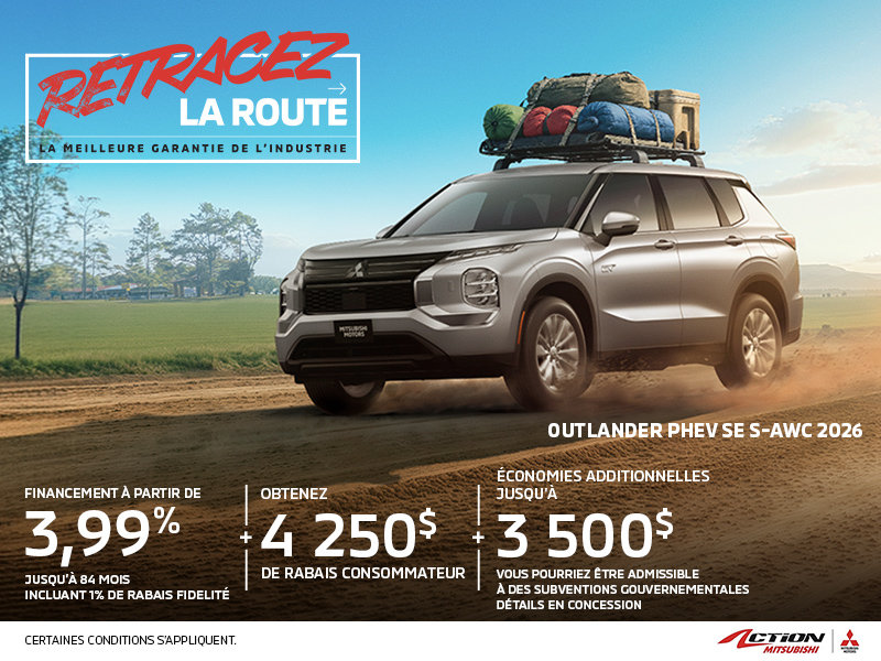Outlander PHEV SE S-AWC 2026