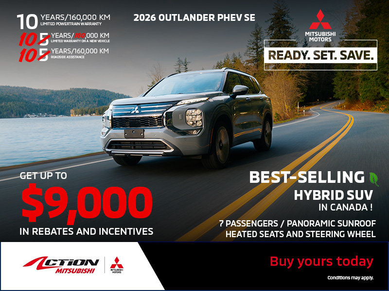 2026 Mitsubishi Outlander PHEV SE