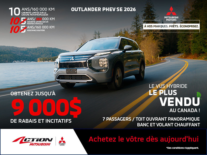 Mitsubishi Outlander PHEV SE 2026