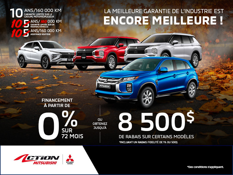 Gamme Mitsubishi