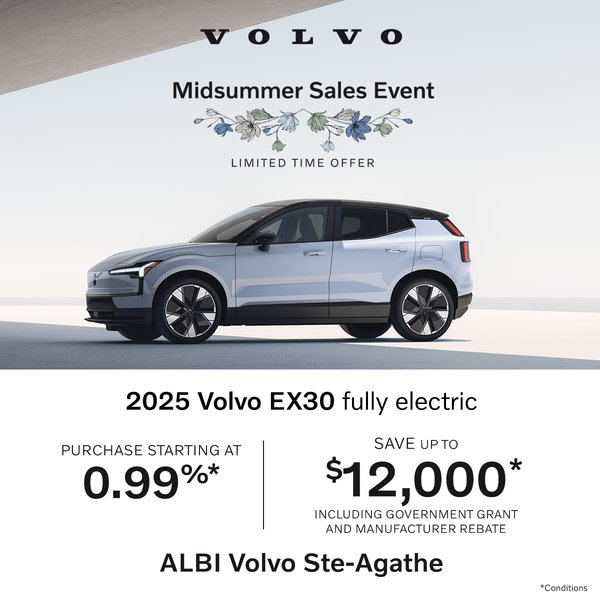 The fully electric 2025 Volvo EX30