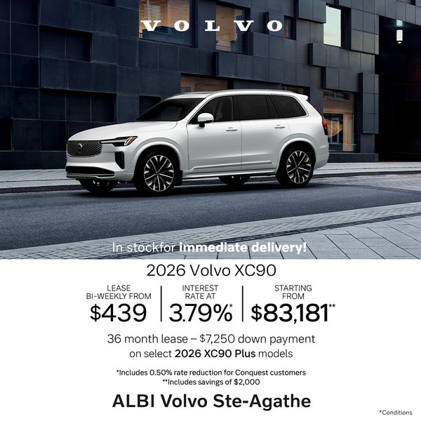 The 2026 Volvo XC90