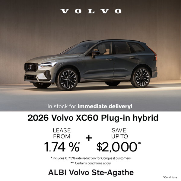 The 2026 Volvo XC60 Plug-in hybrid - Leasing