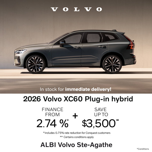 The 2026 Volvo XC60 Plug-in hybrid - Financing
