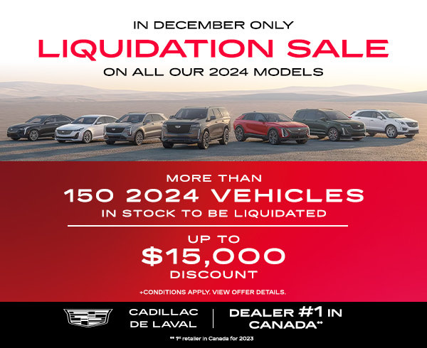 LIQUIDATION on all our 2024 models