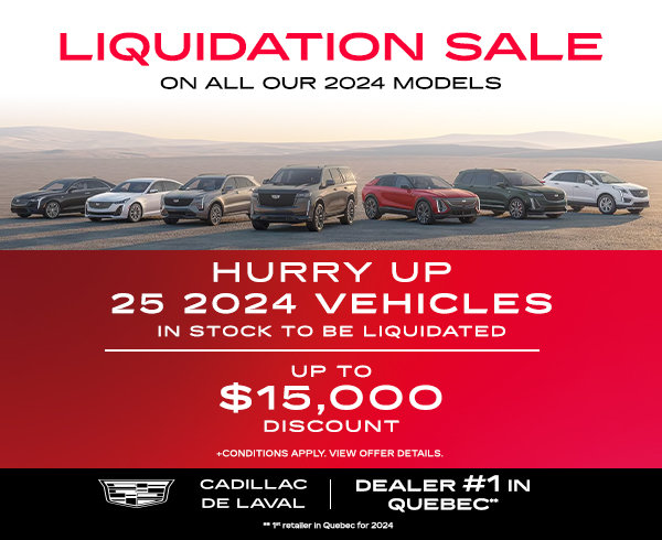 LIQUIDATION on all our 2024 models