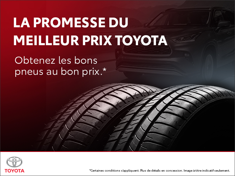 La promesse du meilleur prix Toyota