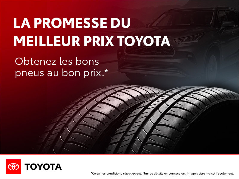 La promesse du meilleur prix Toyota