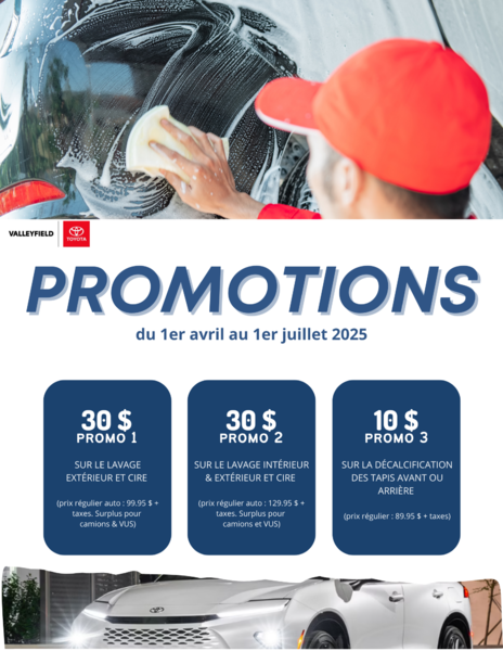 Monthly promotion