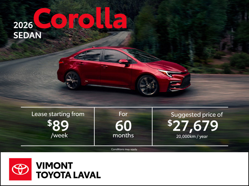 2026 Toyota Corolla