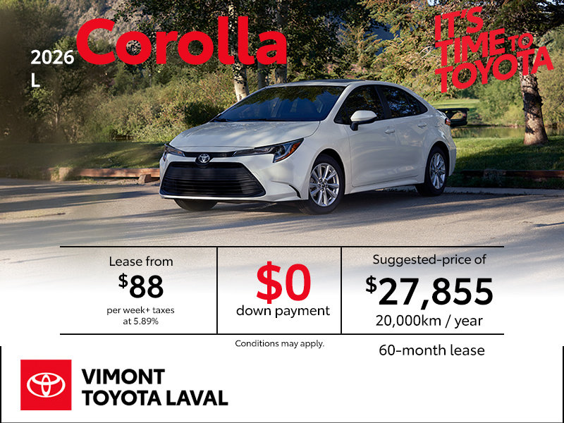 2026 Toyota Corolla L
