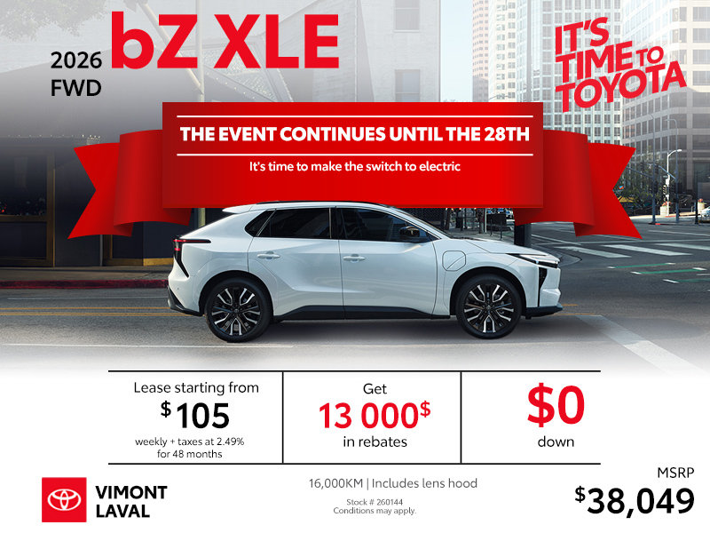 2026 bZ XLE FWD