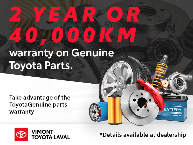 warranty on genuine parts