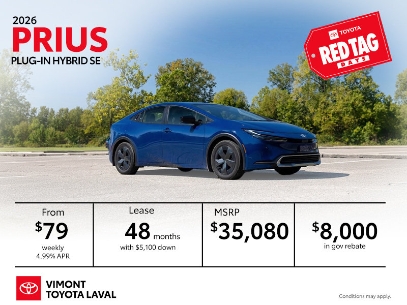 2026 Prius Plug-in Hybrid SE