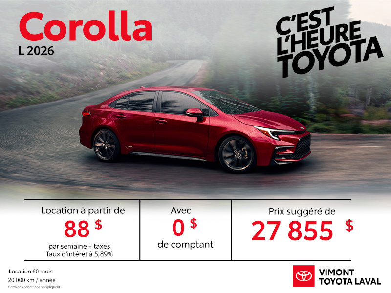 Corolla L 2026