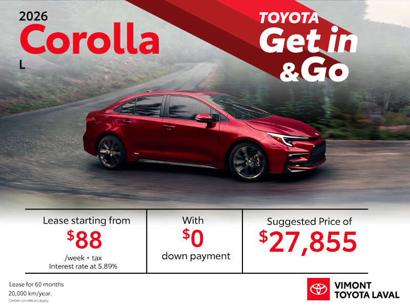 2026 Corolla L
