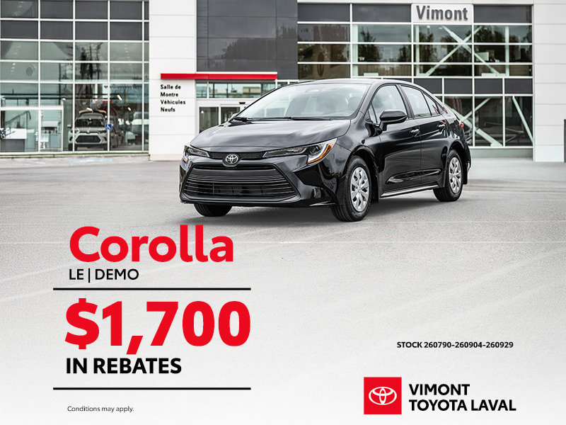 Corolla L Demo