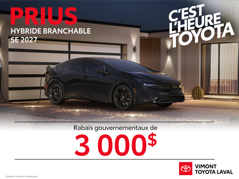Prius Hybride Branchable SE 2027