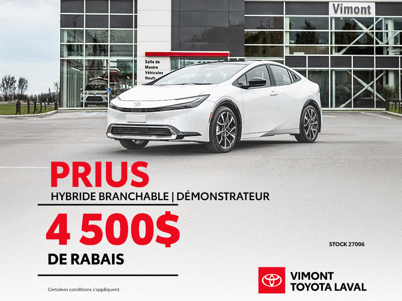 Prius Hybride Branchable Démonstrateur