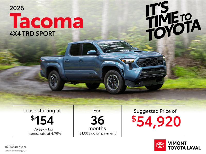 2026 Tacoma 4X4 TRD Sport