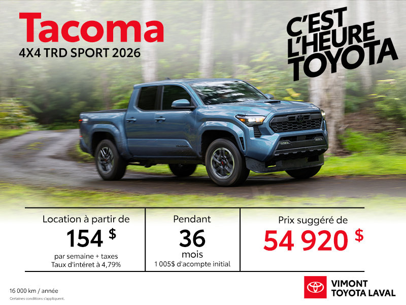 Tacoma 4X4 TRD Sport 2026