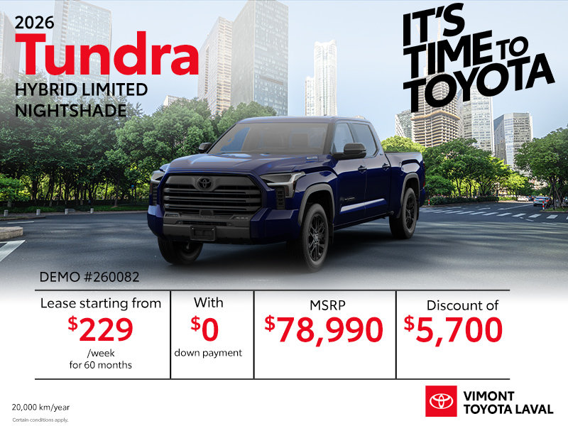 2026 Tundra Hybrid Limited Nightshade