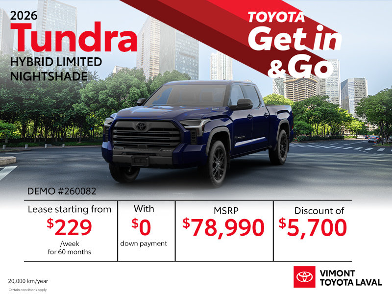 2026 Tundra Hybrid Limited Nightshade