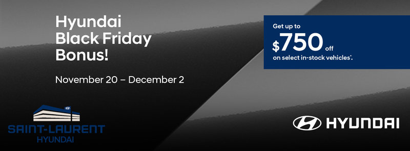Hyundai Black Friday Bonus