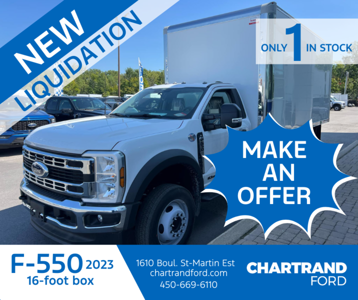 2023 F-550 (16 foot box) : Limited quantity
