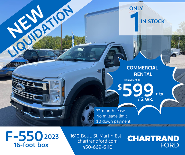 2023 F-550 (16 foot box) : Limited quantity