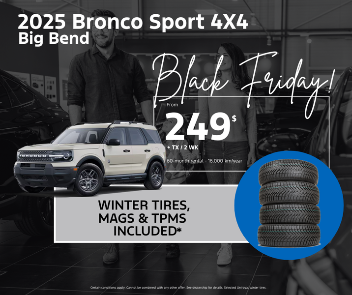 Get your 2025 Bronco Sport today!