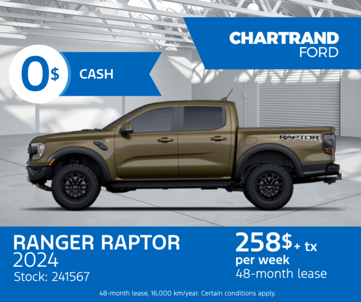 Get this 2024 Ranger RAPTOR